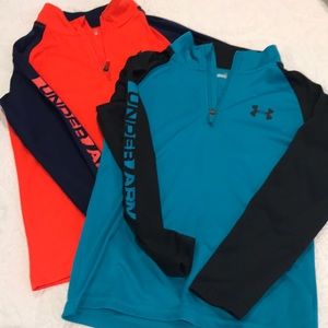 2 Boy’s Under Armour Pull Overs